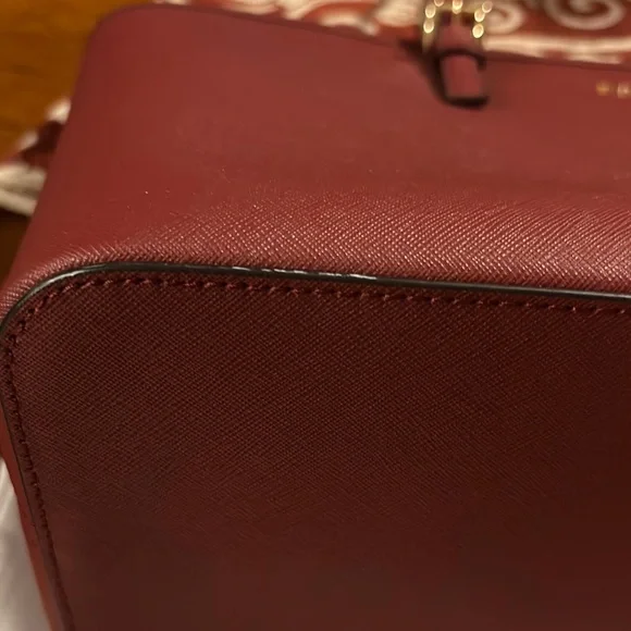 Michael Kors Red Tote Bag - Picture 6 of 6